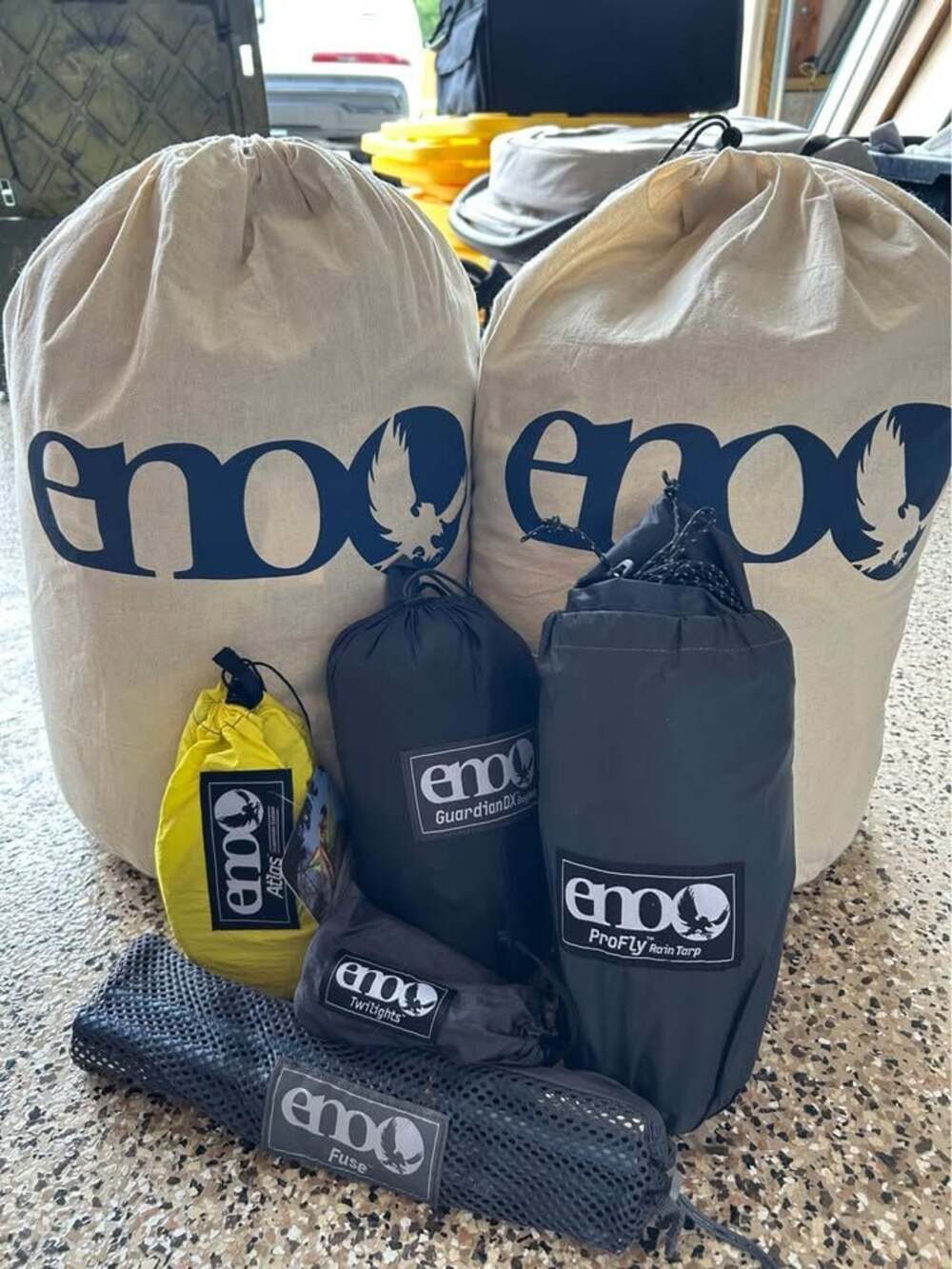 ENO Hammock Accessory Set Underquilt Overquilt Rain Fly Etc
